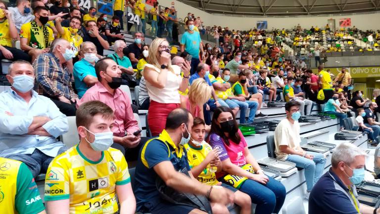 Así lucía el Olivo Arena al inicio del duelo entre el Jaén FS y el Real Betis Así lucía el Olivo Arena al inicio del duelo entre el Jaén FS y el Real Betis