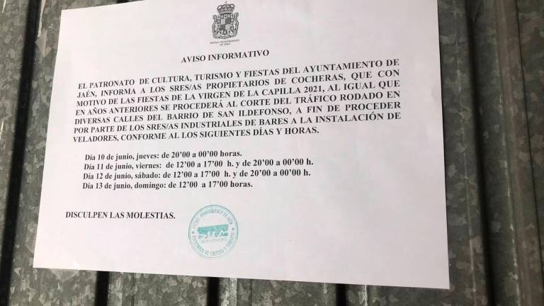 Cortes de tráfico en San Ildefonso por las fiestas de la Virgen de la Capilla Cortes de tráfico en San Ildefonso por las fiestas de la Virgen de la Capilla