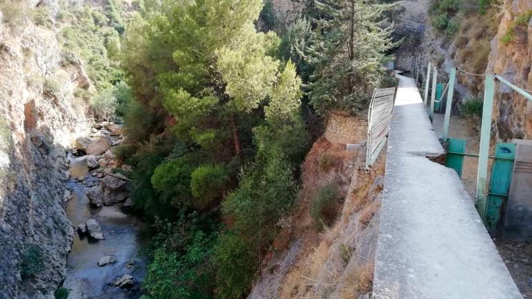 Los Cañones, toda una prueba contra el vértigo Los Cañones, toda una prueba contra el vértigo