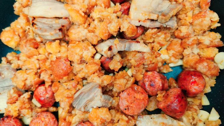 Migas con pan de Los Villares Migas con pan de Los Villares