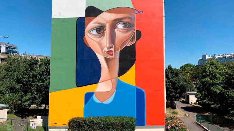 El artista linarense deja su huella en las paredesde París El artista linarense deja su huella en las paredesde París