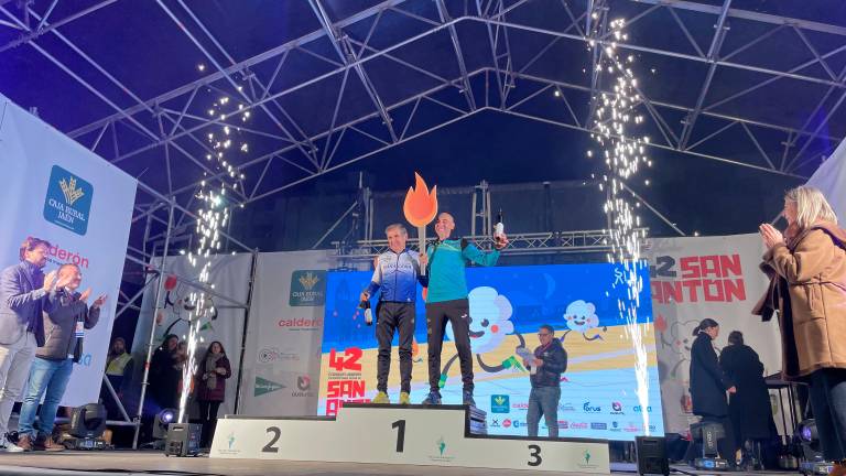 El podio de la San Antón con todos los ganadores El podio de la San Antón con todos los ganadores
