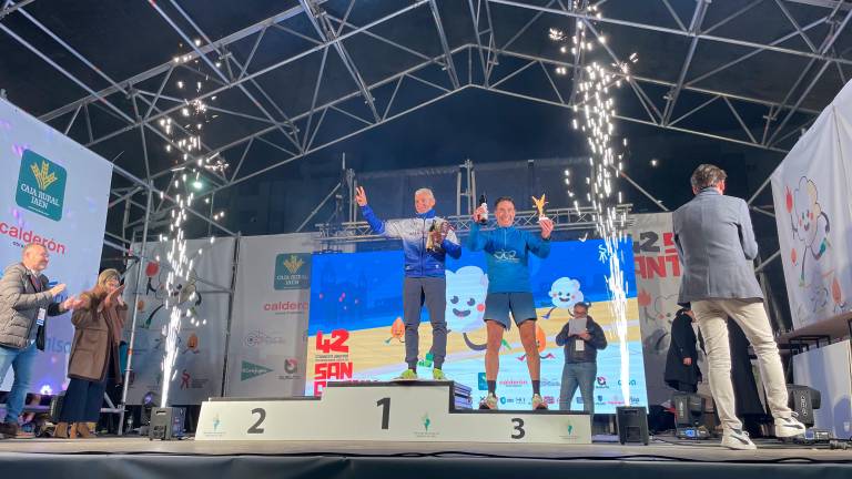 El podio de la San Antón con todos los ganadores El podio de la San Antón con todos los ganadores
