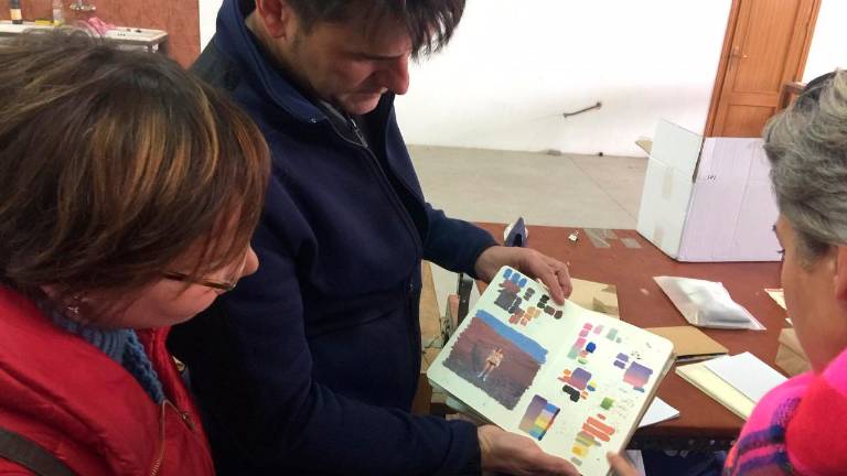 Javier Ruiz abre su estudio para presentar sus creaciones Javier Ruiz abre su estudio para presentar sus creaciones