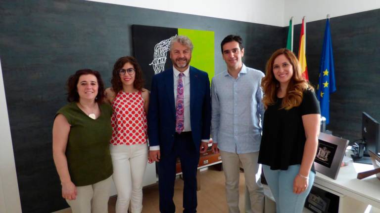 Reunión entre el alcalde y Juan Espejo Reunión entre el alcalde y Juan Espejo