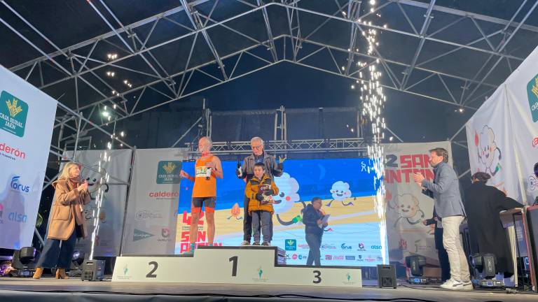 El podio de la San Antón con todos los ganadores El podio de la San Antón con todos los ganadores