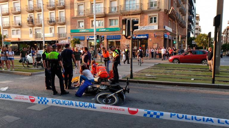 Dos heridos en un accidente Dos heridos en un accidente