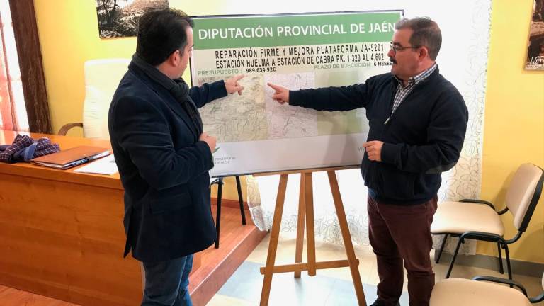 La adecuación de la carretera entre las estaciones de Huelma y Cabra entra en su última fase La adecuación de la carretera entre las estaciones de Huelma y Cabra entra en su última fase