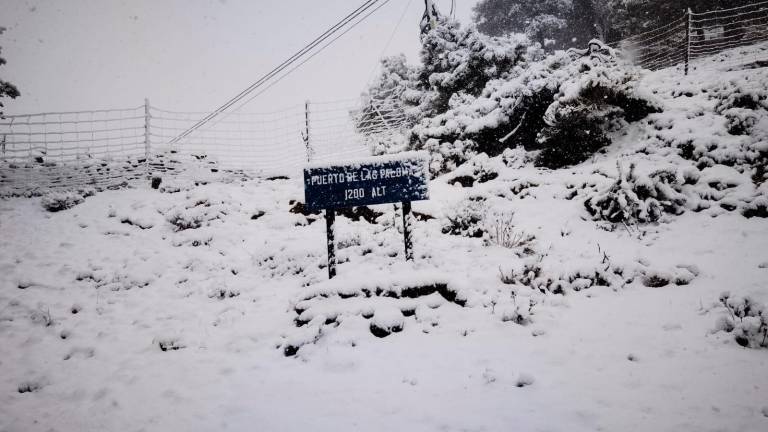Precaución por nieve si circula por la A-317 o la A-319 Precaución por nieve si circula por la A-317 o la A-319