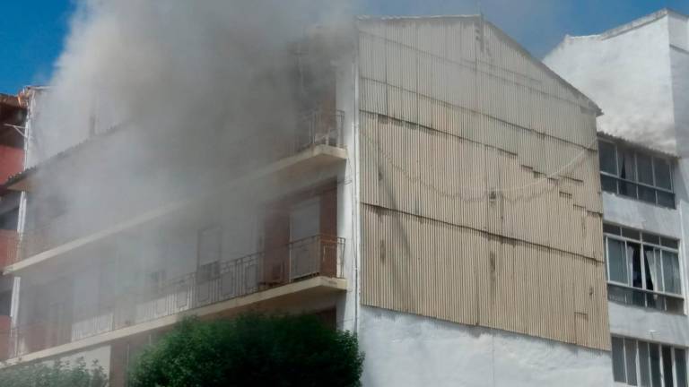 Incendio en una vivienda de Alcalá la Real Incendio en una vivienda de Alcalá la Real