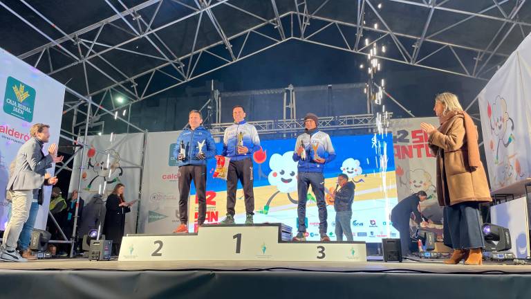 El podio de la San Antón con todos los ganadores El podio de la San Antón con todos los ganadores