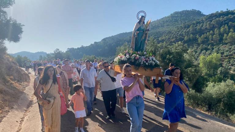 Cañada Arada se reencuentra con su divina patrona Cañada Arada se reencuentra con su divina patrona
