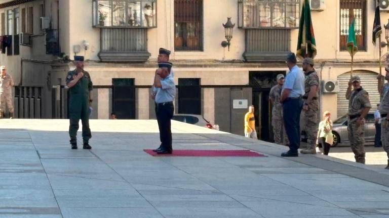 El Ejército del Aire ensaya su homenaje a Jaén en la Plaza de Santa María El Ejército del Aire ensaya su homenaje a Jaén en la Plaza de Santa María