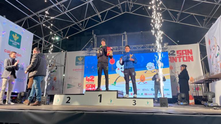 El podio de la San Antón con todos los ganadores El podio de la San Antón con todos los ganadores