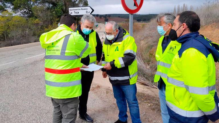 Mejora de la seguridad de un acceso a la A-312 en Arroyo de Ojanco Mejora de la seguridad de un acceso a la A-312 en Arroyo de Ojanco