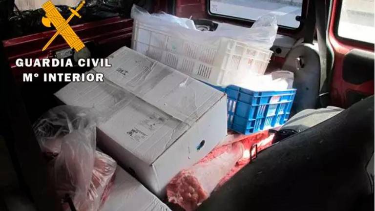 Interceptados más de 50 kilos de carne sin refrigerar en Segura de la Sierra Interceptados más de 50 kilos de carne sin refrigerar en Segura de la Sierra