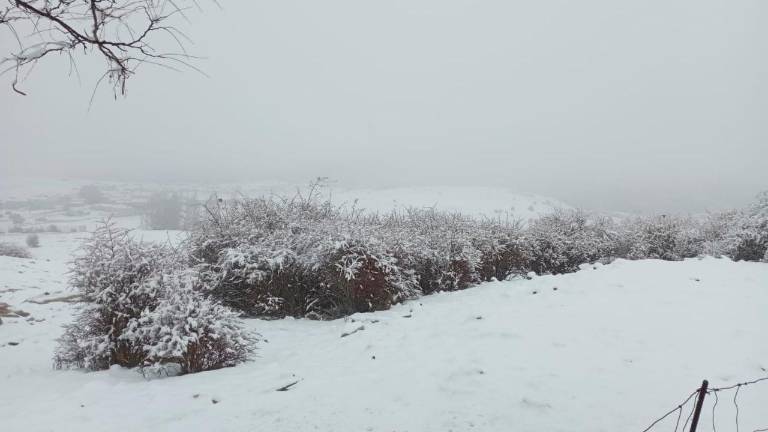 Nieva en Don Domingo, la aldea pórtico de los Campos de Hernán Pelea, en Santiago-Pontones Nieva en Don Domingo, la aldea pórtico de los Campos de Hernán Pelea, en Santiago-Pontones
