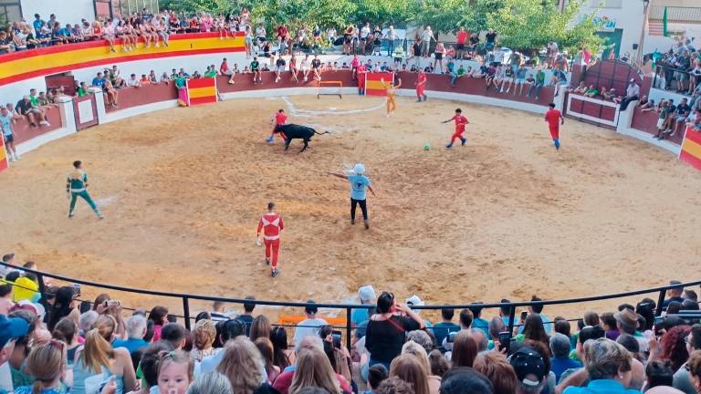 Valentía segureña en el encierro de Torres de Albanchez Valentía segureña en el encierro de Torres de Albanchez