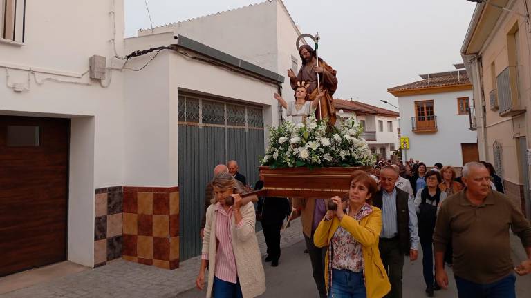 Vítores por San José en las calles de Mures Vítores por San José en las calles de Mures