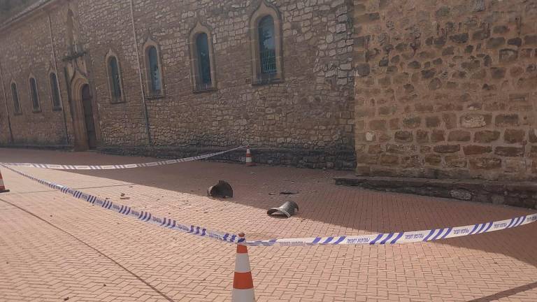 Cae una campana del Santuario de la Fuensanta en Villanueva del Arzobispo Cae una campana del Santuario de la Fuensanta en Villanueva del Arzobispo