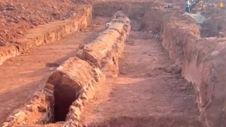 Hallan un acueducto romano cerca de La Parrilla Hallan un acueducto romano cerca de La Parrilla
