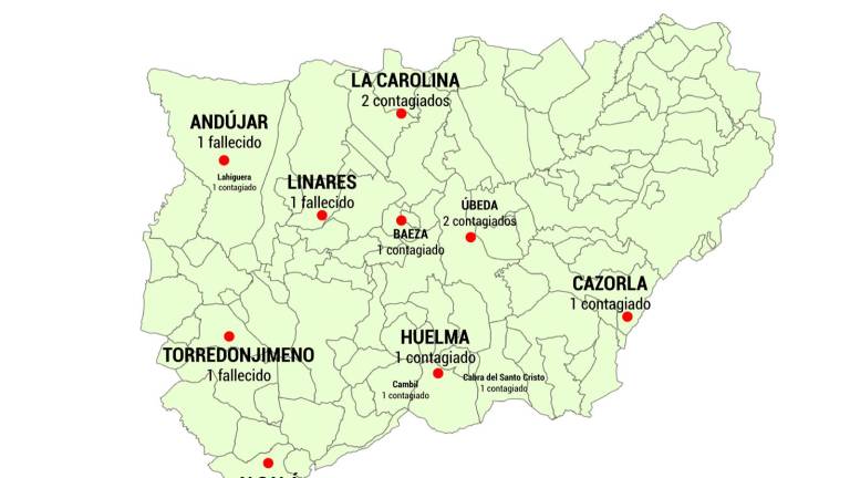 Jaén se eleva a los 171 casos y 3 fallecidos Jaén se eleva a los 171 casos y 3 fallecidos