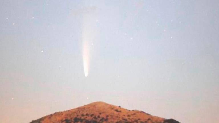 El cometa Neowise, por encima de La Martina El cometa Neowise, por encima de La Martina