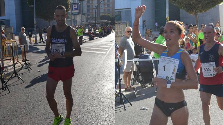 Miguel Ángel Ruiz y Lourdes González ganan la Media Maratón de Jaén Miguel Ángel Ruiz y Lourdes González ganan la Media Maratón de Jaén