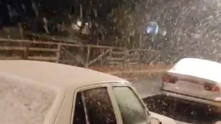 Menuda nevada en La Matea Menuda nevada en La Matea