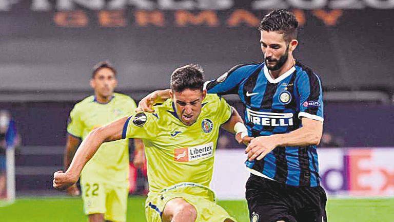 El Inter acaba con el sueño europeo del Getafe, después de imponerse por 2-0 El Inter acaba con el sueño europeo del Getafe, después de imponerse por 2-0