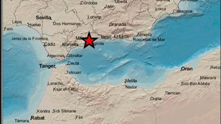 Terremoto de 4,1 grados sin daños con epicentro en Málaga Terremoto de 4,1 grados sin daños con epicentro en Málaga