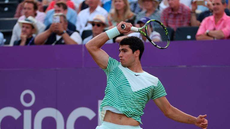 Carlos Alcaraz se deshace de Sebastian Korda y jugará en Queen's su sexta final del año Carlos Alcaraz se deshace de Sebastian Korda y jugará en Queen's su sexta final del año