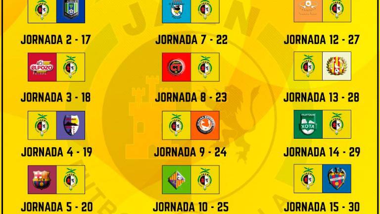 El Jaén Paraíso Interior conoce a sus futuros rivales El Jaén Paraíso Interior conoce a sus futuros rivales