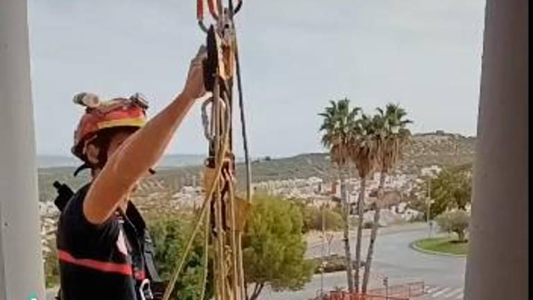 Rescate “dummie” de los bomberos de Jaén Rescate “dummie” de los bomberos de Jaén