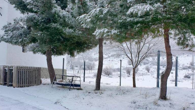 La nevada de postal en Poyotello La nevada de postal en Poyotello