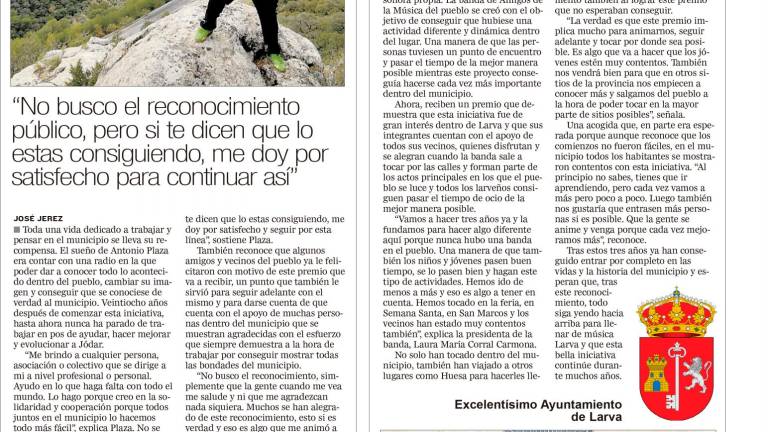 Una fiesta dedicada a la comarca Una fiesta dedicada a la comarca