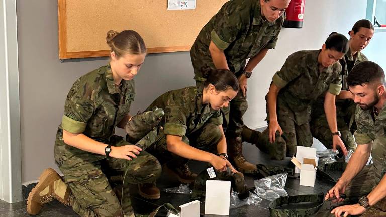 Primeras imágenes de la Princesa Leonor en la Academia General Militar de Zaragoza Primeras imágenes de la Princesa Leonor en la Academia General Militar de Zaragoza