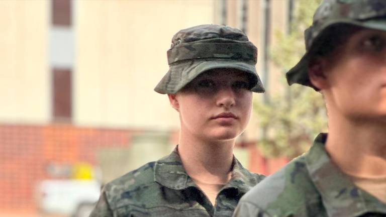 Primeras imágenes de la Princesa Leonor en la Academia General Militar de Zaragoza Primeras imágenes de la Princesa Leonor en la Academia General Militar de Zaragoza