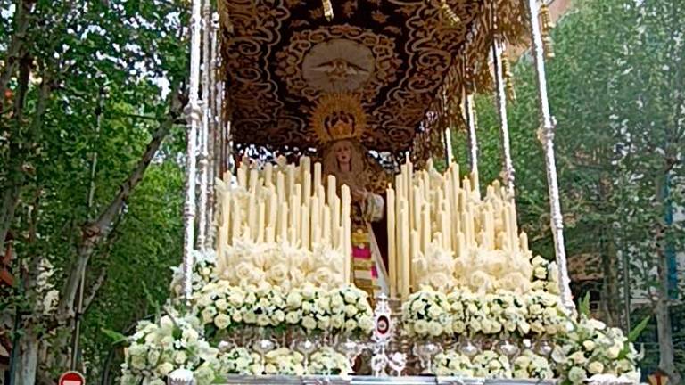 La Borriquilla camina por Jaén entre palmas e incienso La Borriquilla camina por Jaén entre palmas e incienso