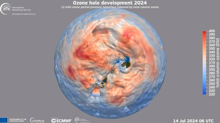 El agujero de ozono se abre más tarde de lo previsto El agujero de ozono se abre más tarde de lo previsto