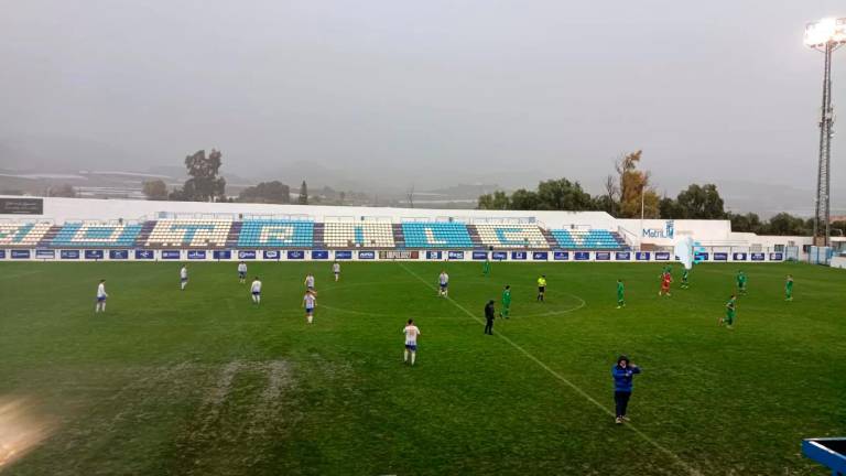 Suspendido el Motril-Mancha Real por la lluvia Suspendido el Motril-Mancha Real por la lluvia