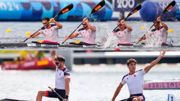 El K4 y C2 500 suman el bronce para la ‘Armada’ del piragüismo en París El K4 y C2 500 suman el bronce para la ‘Armada’ del piragüismo en París