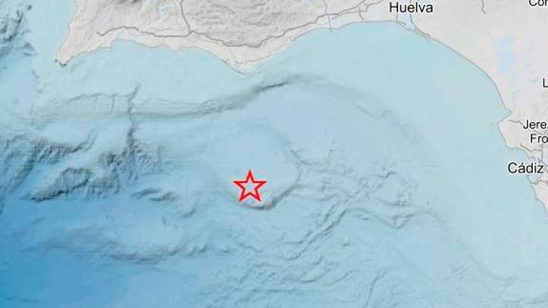 El Golfo de Cádiz registra un terremoto de magnitud 4,3 esta madrugada El Golfo de Cádiz registra un terremoto de magnitud 4,3 esta madrugada