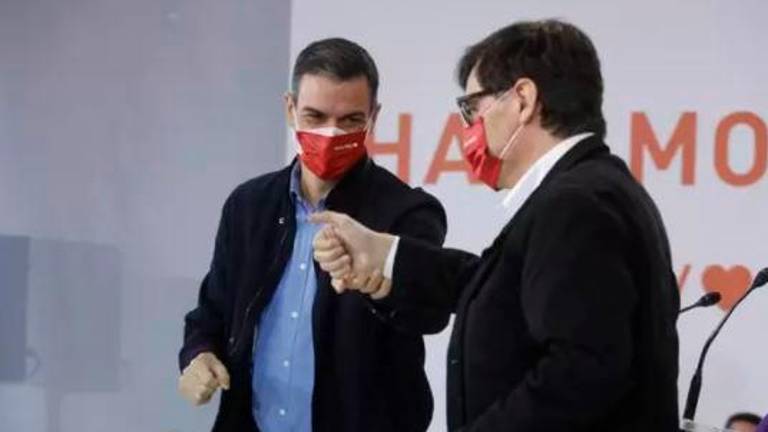 Sánchez proclama el fin de la época oscura del desgobierno independentista Sánchez proclama el fin de la época oscura del desgobierno independentista