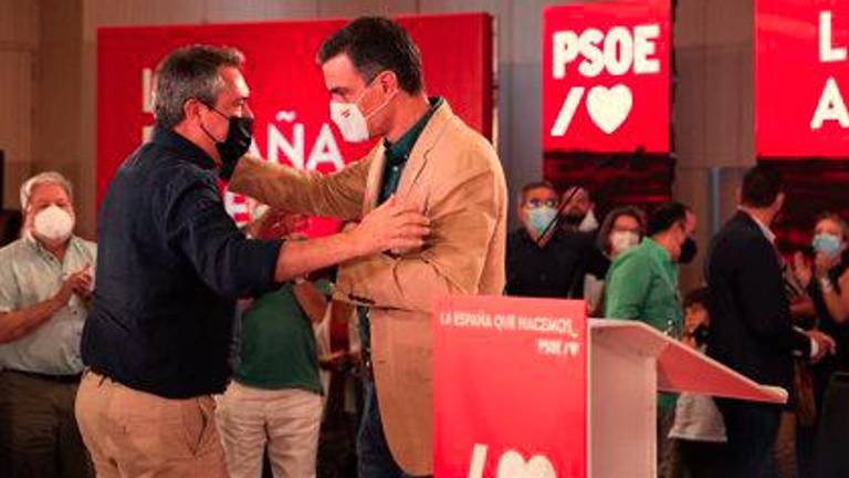 Pedro Sánchez y Juan Espadas participan hoy en un acto del PSOE en la capital Pedro Sánchez y Juan Espadas participan hoy en un acto del PSOE en la capital