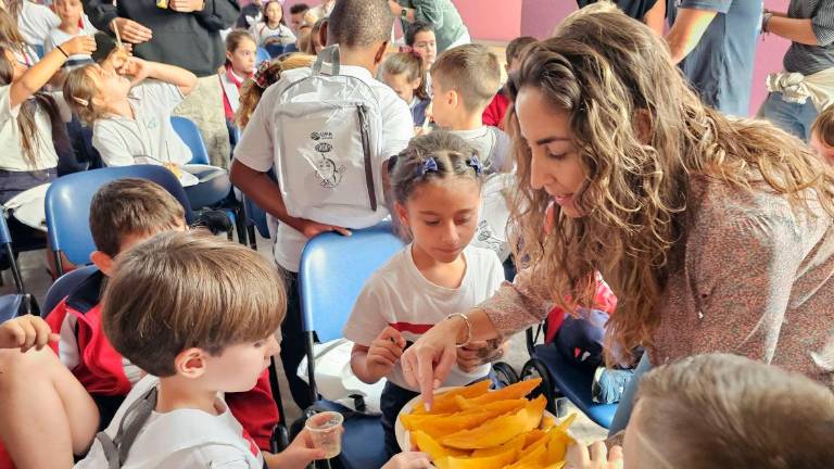 El colegio Andrés de Vandelvira conocen las propiedades de los mangos El colegio Andrés de Vandelvira conocen las propiedades de los mangos