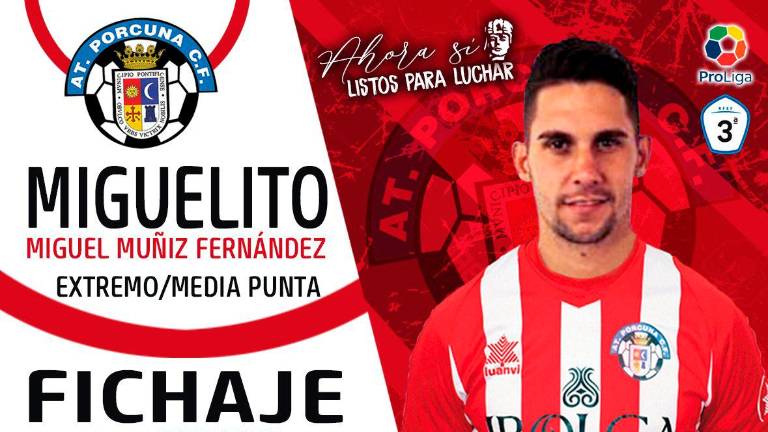 Miguelito, segundo fichaje del Atlético Porcuna para la 2020/21 Miguelito, segundo fichaje del Atlético Porcuna para la 2020/21
