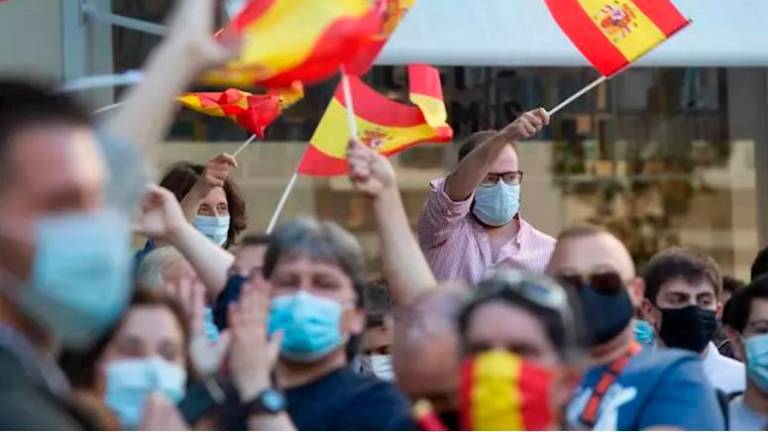 Vox denuncia al delegado del Gobierno en Galicia por los altercados ocurridos en el mitin de Lugo Vox denuncia al delegado del Gobierno en Galicia por los altercados ocurridos en el mitin de Lugo