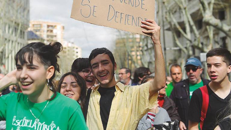 La escuela pública se hace oír