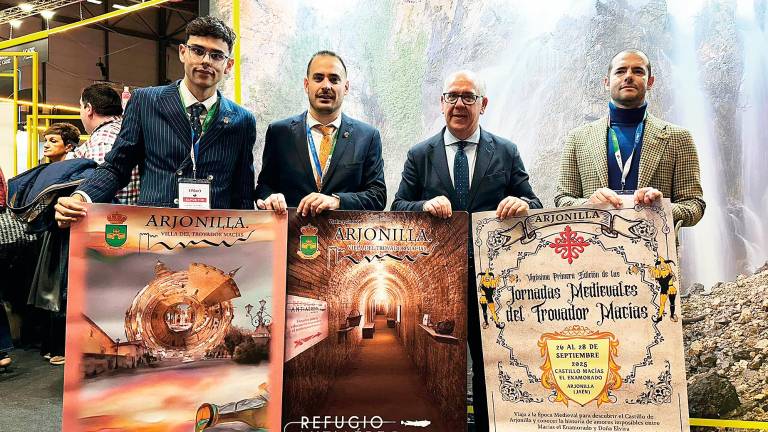 Arjonilla es protagonista del estand de Jaén Arjonilla es protagonista del estand de Jaén